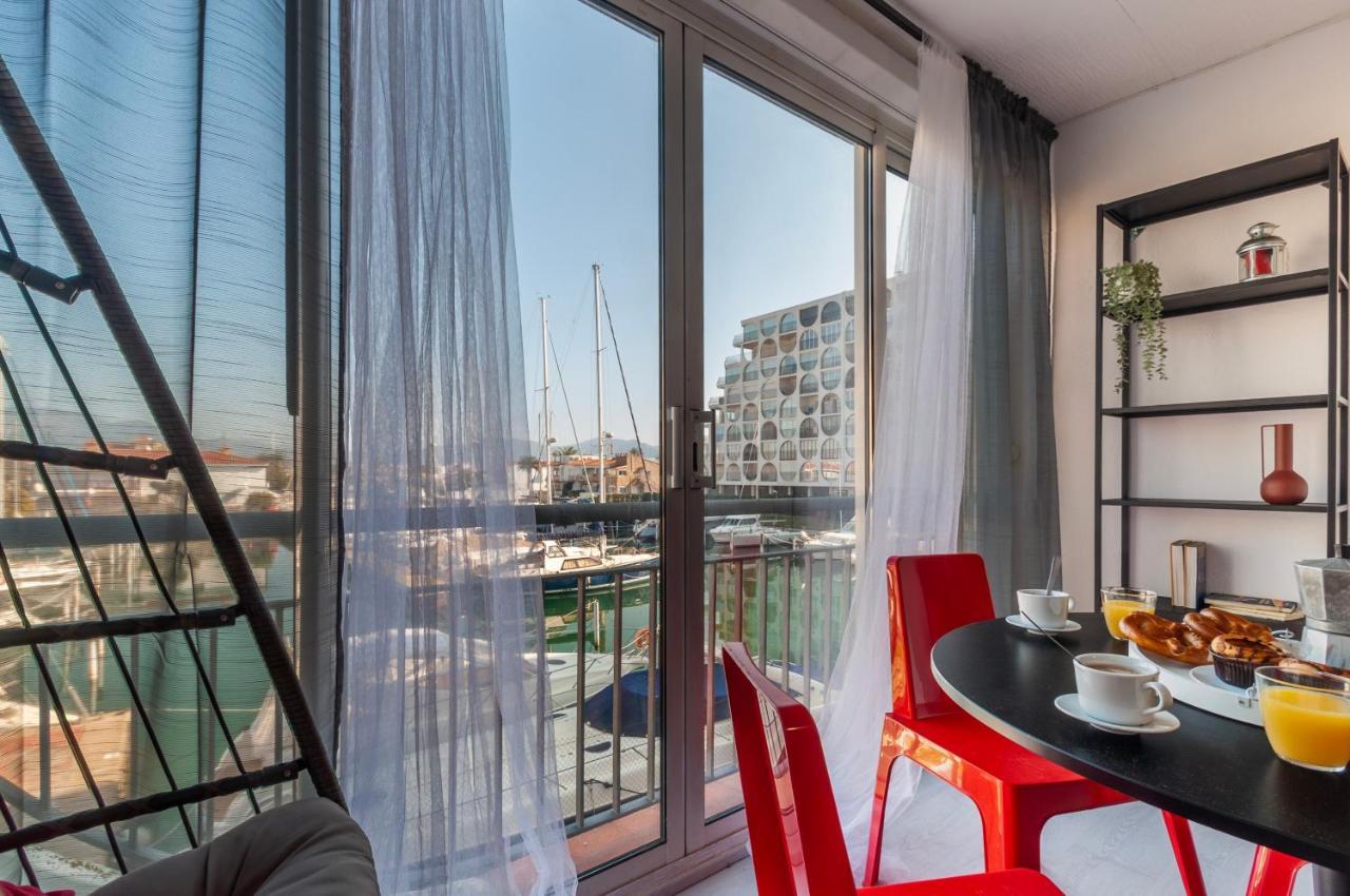 Estudio En 1ª Linea Con Vistas Al Puerto Deportivo By Insidehome Empuriabrava Exterior foto